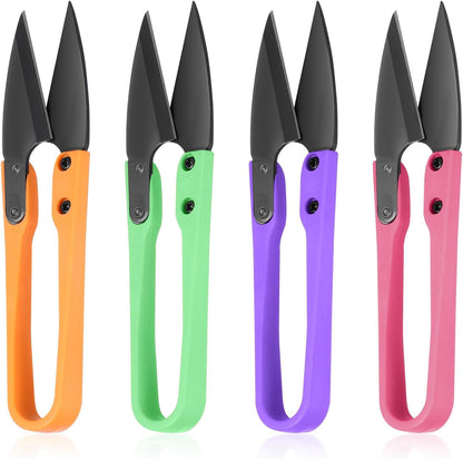 4PCS Mini Bonsai Pruning Scissors, StainlessSteel Gardening Clipper