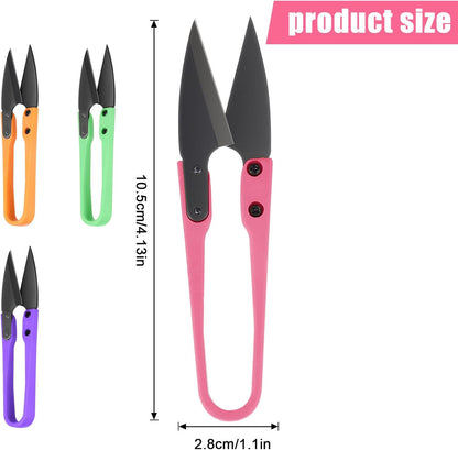 4PCS Mini Bonsai Pruning Scissors, StainlessSteel Gardening Clipper