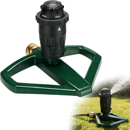 Sprinklers for Yard with Sturdy Zinc Alloy Base