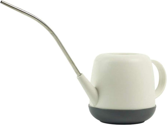 1 L Small Watering Can for Indoor Plants, 33.8 oz Long Spout Watering Can Plastic Watering Pot for House Plant Flower, Green