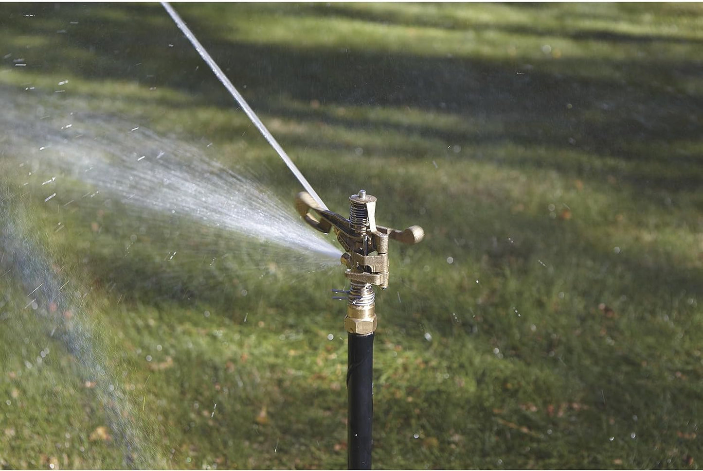 Wheeled Sprinkler, 6-10 GPM, 100ft. Coverage, 7,800 Sq. Ft.
