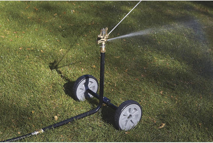 Wheeled Sprinkler, 6-10 GPM, 100ft. Coverage, 7,800 Sq. Ft.