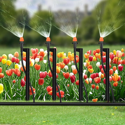 180 Degree Irrigation Sprinkler Heads: Drip Emitters with 12 Inch Stake