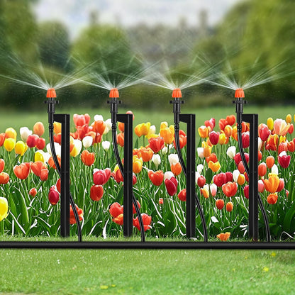 180 Degree Irrigation Sprinkler Heads: Drip Emitters with 12 Inch Stake