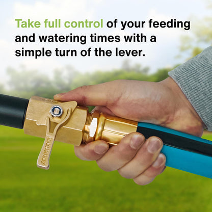 Watering Wand 22" L x 1" W Heavy Duty Garden Watering Wand For Garden Hose with Anti-clog Water Break - Watering Wand Can Be Used with Standard 3/4"Garden Hose with 3/4-1" Adapter Included
