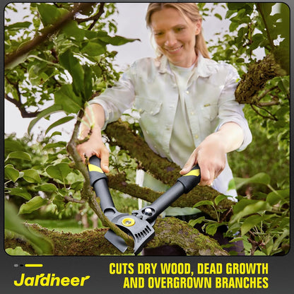 16.5" Garden Loppers, Effortless Pruning Shears with Gear Assist and Pull-Tested Reinforced Handles, Lightweight Hand Lopper for Yard, Shrub & Small Tree Trimming, Cuts up to 1.2" Branches