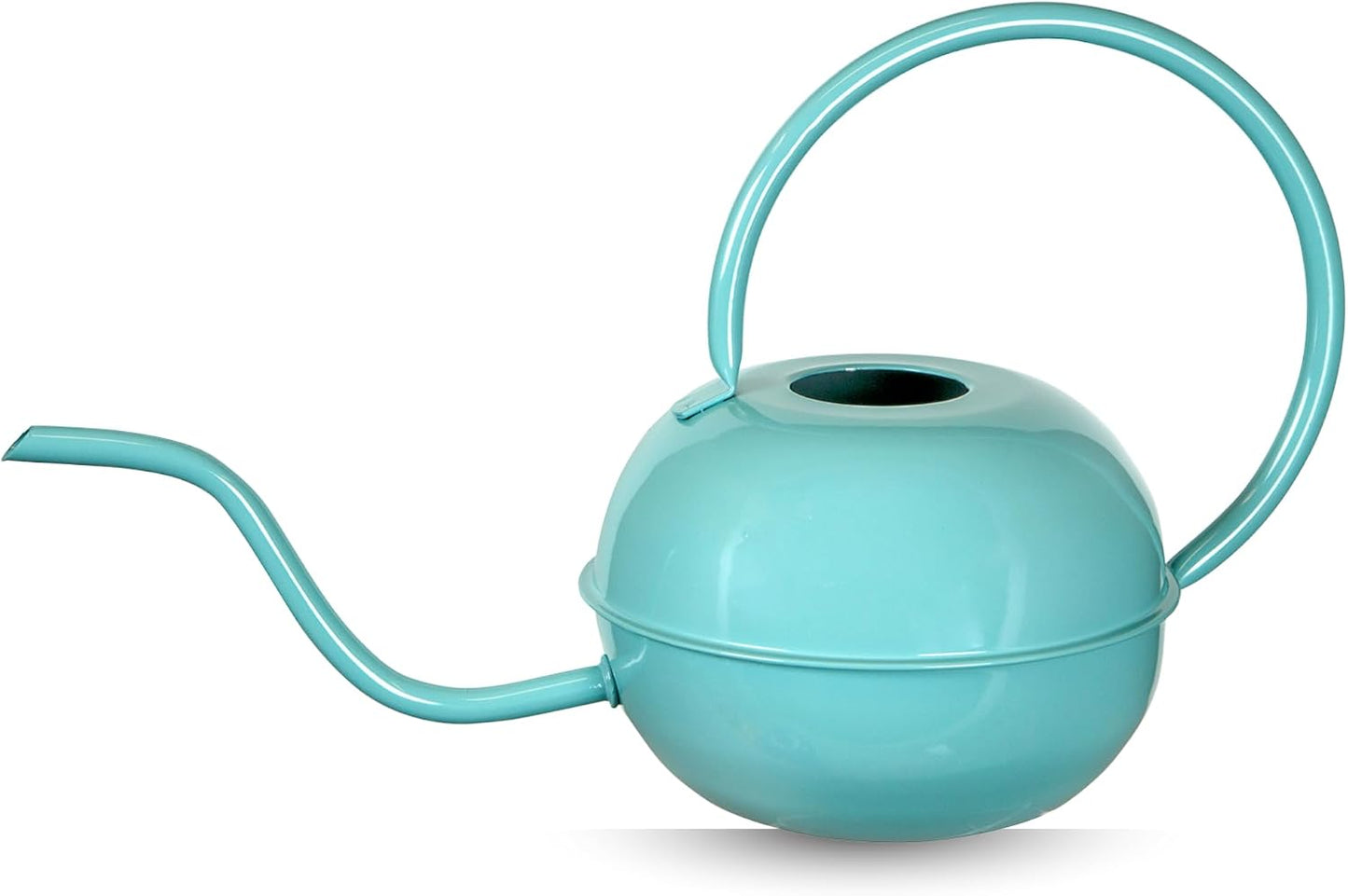 Teal Round 1.5 Liter Metal Watering Can