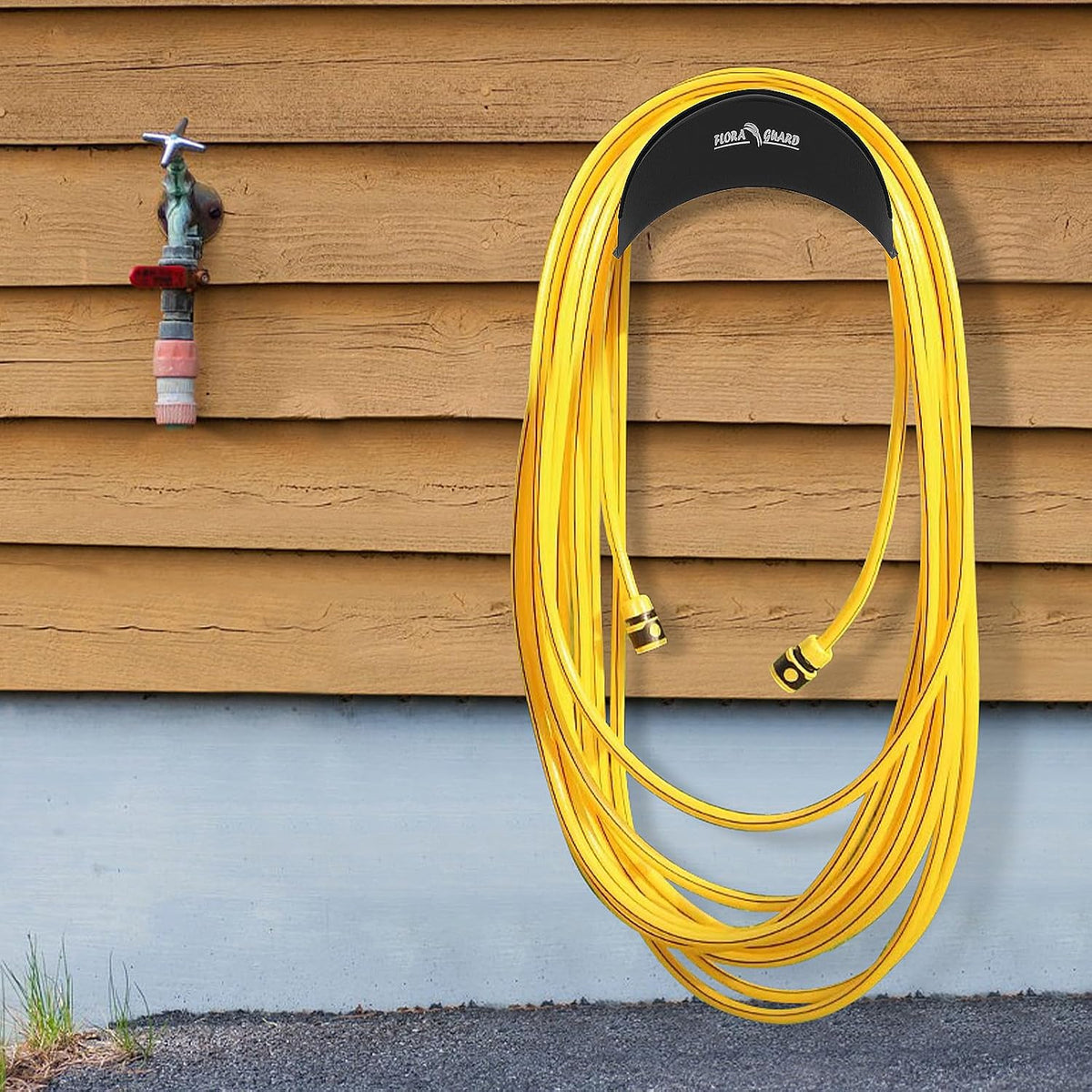 2 Pack Garden Hose Holder, Wall Mount Hose Hanger
