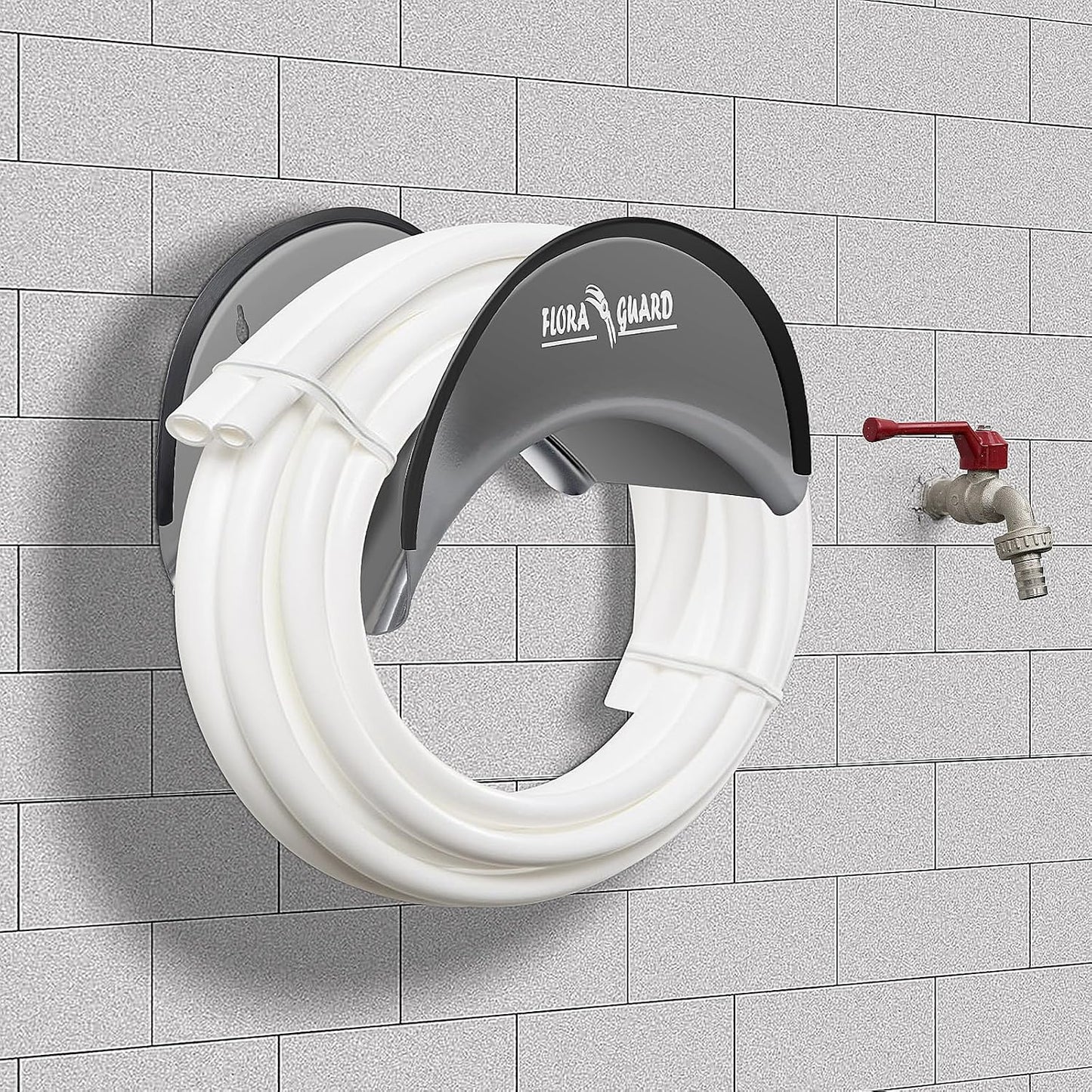 2 Pack Garden Hose Holder, Wall Mount Hose Hanger