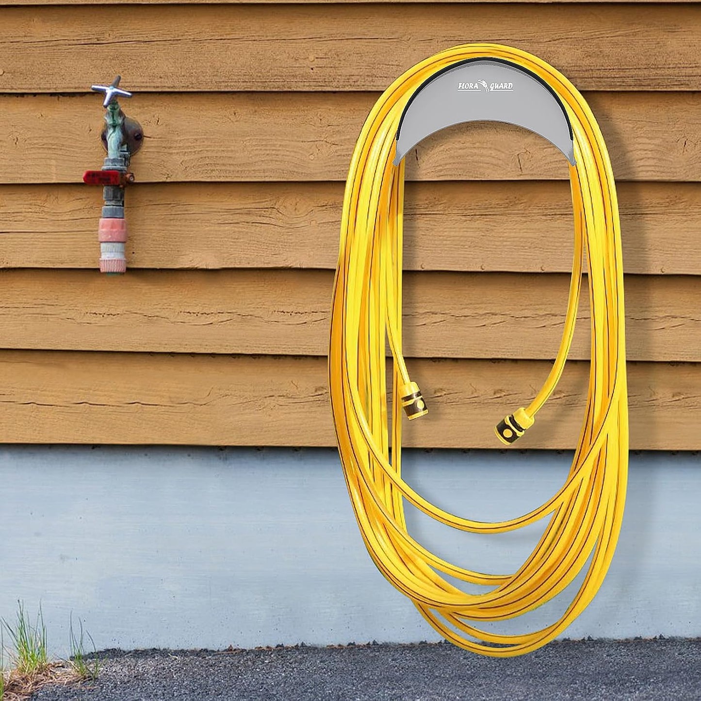 2 Pack Garden Hose Holder, Wall Mount Hose Hanger