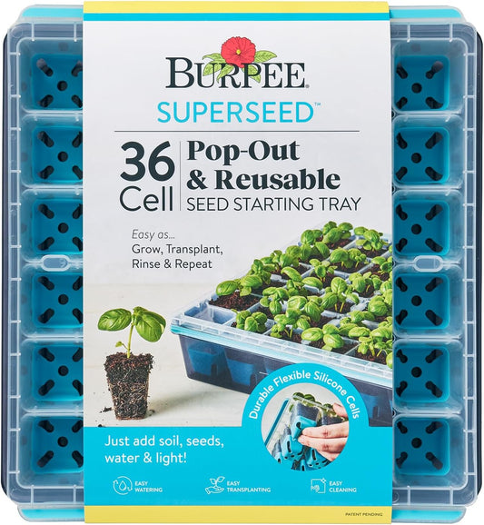 SuperSeed 36-Cell Reusable Seed Starting Tray for Indoor Seedlings