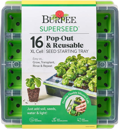 SuperSeed 36-Cell Reusable Seed Starting Tray for Indoor Seedlings