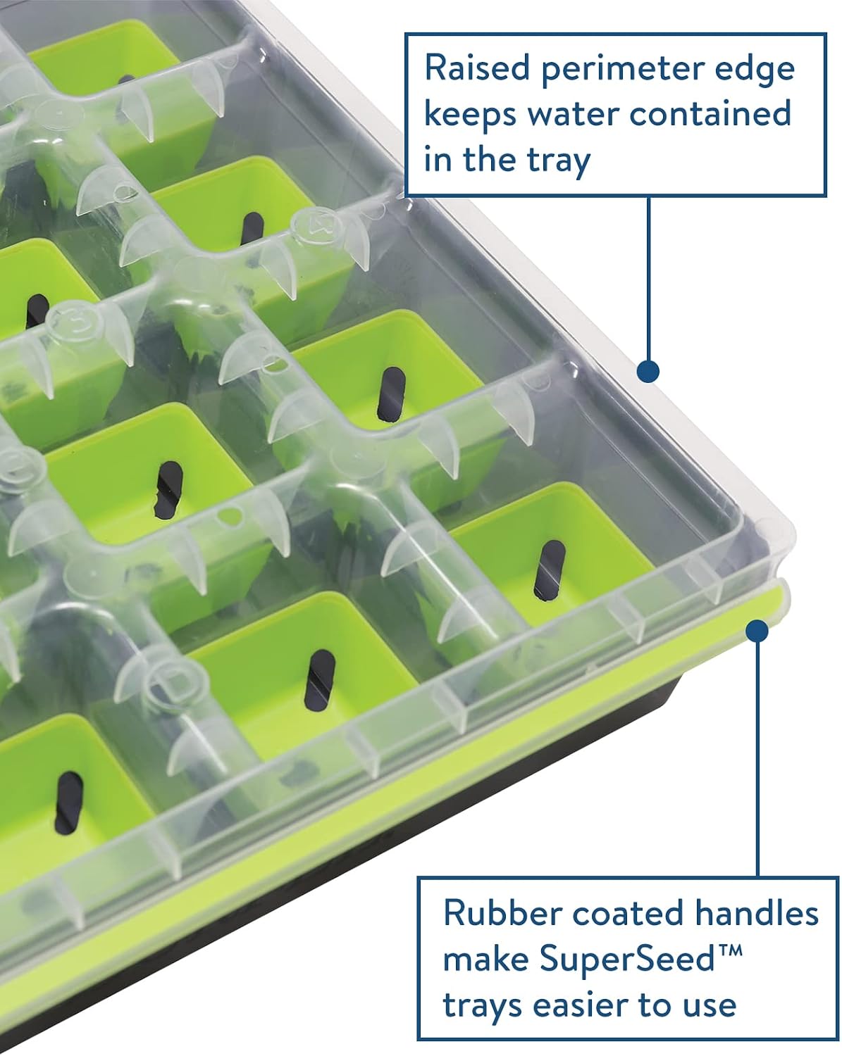 SuperSeed 36-Cell Reusable Seed Starting Tray for Indoor Seedlings