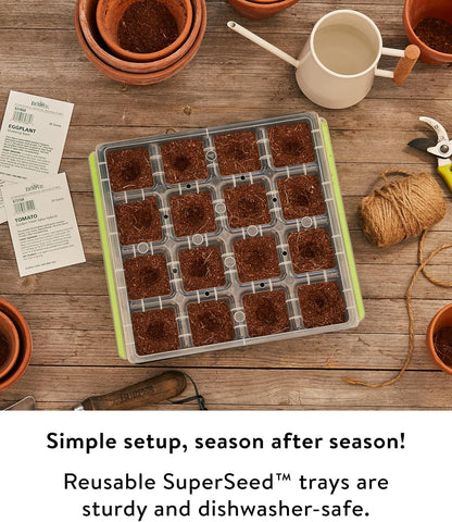 SuperSeed 36-Cell Reusable Seed Starting Tray for Indoor Seedlings
