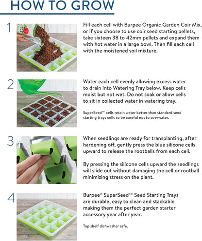 SuperSeed 36-Cell Reusable Seed Starting Tray for Indoor Seedlings