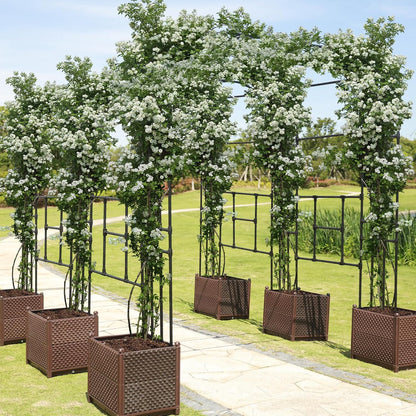 BUKLIYN Garden Arch Trellis - Garden Arch Size Length: 59in Height: 94.5in