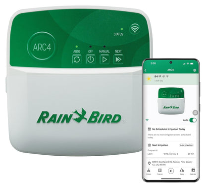 ARC6 Irrigation Controller, Smart WiFi, Indoor, 6-Station
