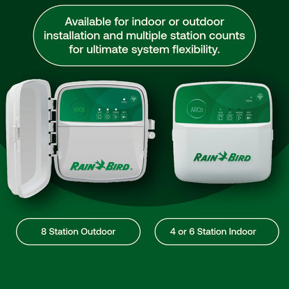 ARC6 Irrigation Controller, Smart WiFi, Indoor, 6-Station
