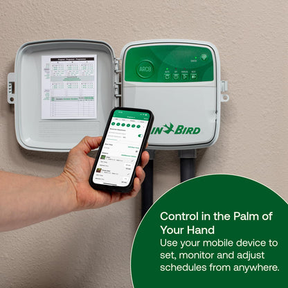 ARC6 Irrigation Controller, Smart WiFi, Indoor, 6-Station