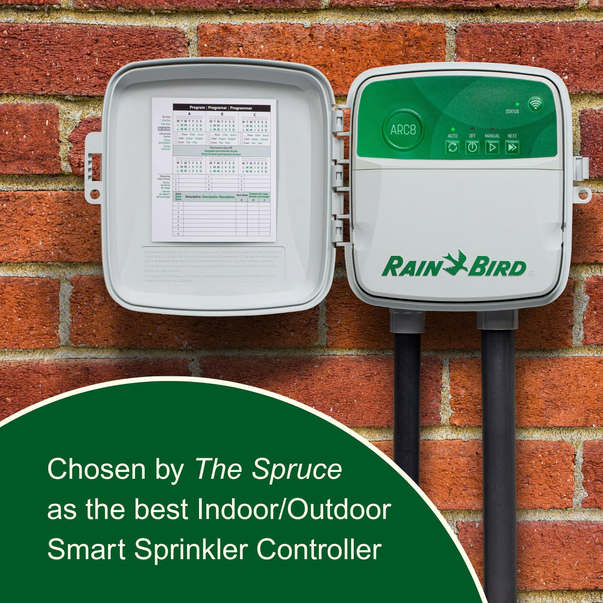 ARC6 Irrigation Controller, Smart WiFi, Indoor, 6-Station