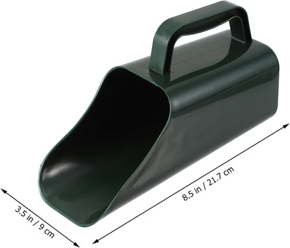 Garden Soil Scoop Plastic Bucket Shovel 8.54 Inch for Planting Succulents Soil Sifting and Transplanting Tool