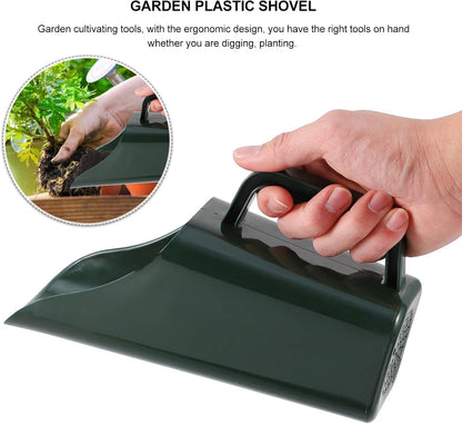 Garden Soil Scoop Plastic Bucket Shovel 8.54 Inch for Planting Succulents Soil Sifting and Transplanting Tool