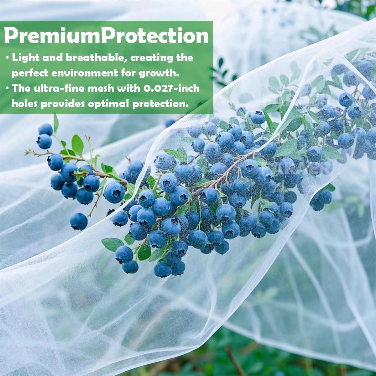 Garden Netting, Plant Covers 10x33Ft Net Ultra Fine Mesh Protection Netting for Vegetable Plants Fruits Flowers Crops Greenhouse Row Cover Raised Bed Barrier Screen Protection Net Cover (10x33ft)