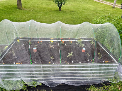 Garden Netting, Plant Covers 10x33Ft Net Ultra Fine Mesh Protection Netting for Vegetable Plants Fruits Flowers Crops Greenhouse Row Cover Raised Bed Barrier Screen Protection Net Cover (10x33ft)