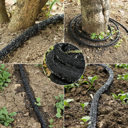 5/8 Inch 100 FT Soaker Hose for Garden, Lawn Irrigation