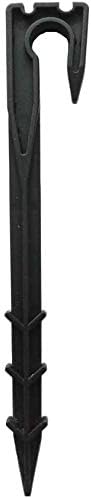 28PCS Soaker Hose Stakes Garden Hose Stake Hose Holder Stake Hose Guide Stake Water Hose Stake1/2inch 1/4inch 5/32inch Black
