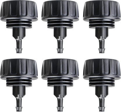 250 Pcs Drip Irrigation Fittings Kit for 1/4" Tubing： 1/4 Inch Drip Irrigation Barbed Connectors (Nozzles, Nozzle Tees, Single Barbs, Couplings, Tees, Elbows, Plugs, Crosses) for Garden Systems
