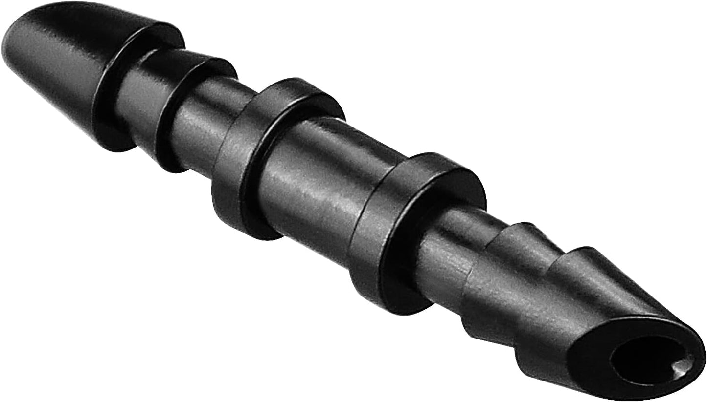 250 Pcs Drip Irrigation Fittings Kit for 1/4" Tubing： 1/4 Inch Drip Irrigation Barbed Connectors (Nozzles, Nozzle Tees, Single Barbs, Couplings, Tees, Elbows, Plugs, Crosses) for Garden Systems