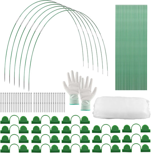 Garden Netting Kit for Raised Beds, 10 x 30 ft Fine Mesh Plant Netting