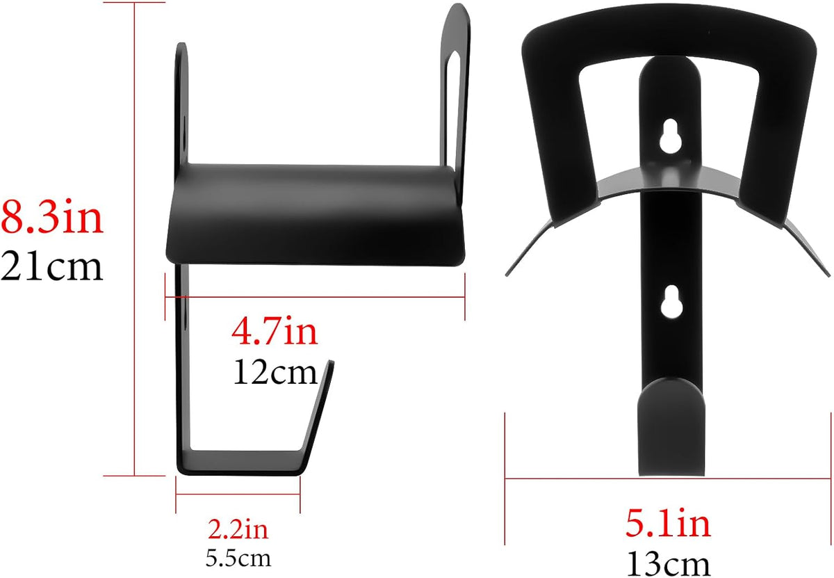 Water Hose Holder, Wall Mount Garden Hose Reel Hanger Holder, Outside Garden Hose Storage Holders organizer for Storage Ropes, Garden and Heavy Tools, Large