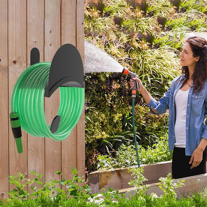 Water Hose Holder, Wall Mount Garden Hose Reel Hanger Holder, Outside Garden Hose Storage Holders organizer for Storage Ropes, Garden and Heavy Tools, Large