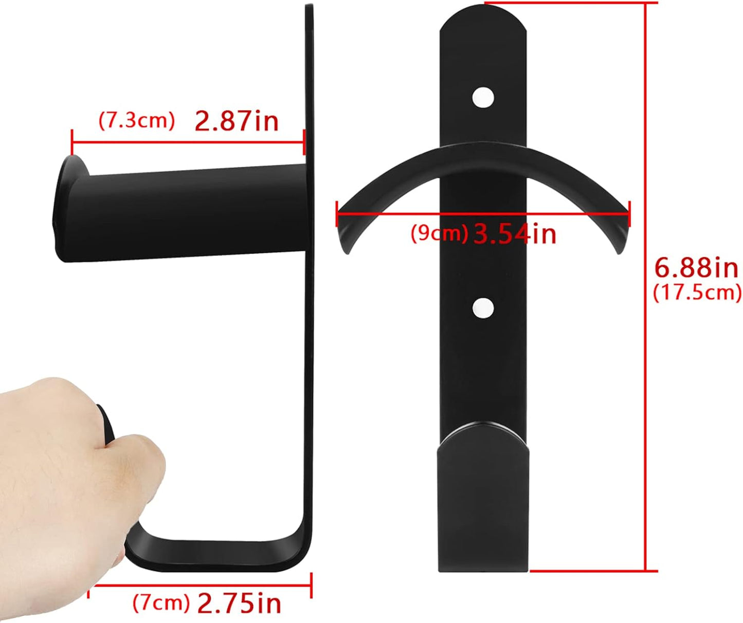 Water Hose Holder, Wall Mount Garden Hose Reel Hanger Holder, Outside Garden Hose Storage Holders organizer for Storage Ropes, Garden and Heavy Tools, Large