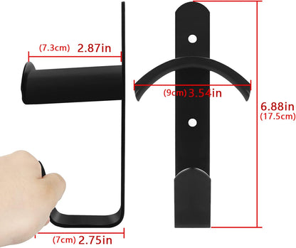 Water Hose Holder, Wall Mount Garden Hose Reel Hanger Holder, Outside Garden Hose Storage Holders organizer for Storage Ropes, Garden and Heavy Tools, Large