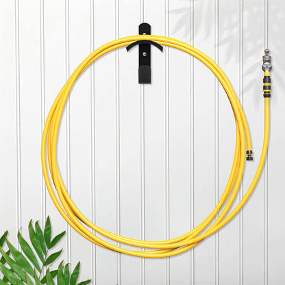 Water Hose Holder, Wall Mount Garden Hose Reel Hanger Holder, Outside Garden Hose Storage Holders organizer for Storage Ropes, Garden and Heavy Tools, Large
