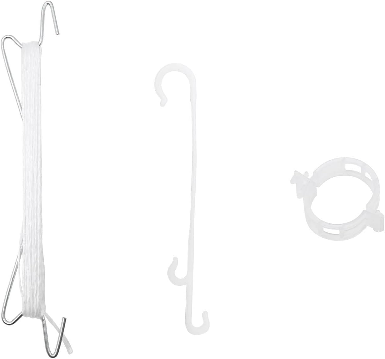 Saihisday Plant Climbing Hooks Tomato Support J Hook Reusable Tomato Twine String Cucumber Trellis Clips Plant Support Clips
