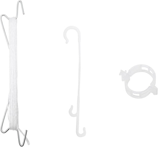 Saihisday Plant Climbing Hooks Tomato Support J Hook Reusable Tomato Twine String Cucumber Trellis Clips Plant Support Clips