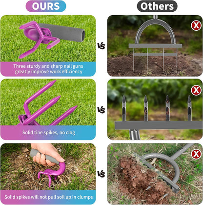 2packs,Earth Tiller，Pot Tiller，Hand Tiller Claw Cultivator，Loosen the Claws，Loosen the Gripper manually,Garden Weeder Tool for Vegetable Gardening Planting