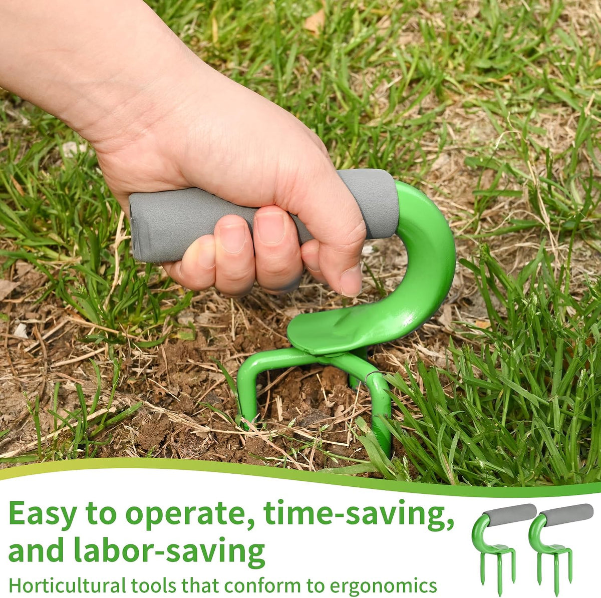 2packs,Earth Tiller，Pot Tiller，Hand Tiller Claw Cultivator，Loosen the Claws，Loosen the Gripper manually,Garden Weeder Tool for Vegetable Gardening Planting