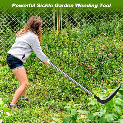 Scythe Tool for Grass Cutting, Weeding Sickle Garden Tools