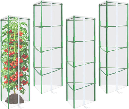 61x16.1 in Garden Tomato Plant Cover Netting for Tomato Cage