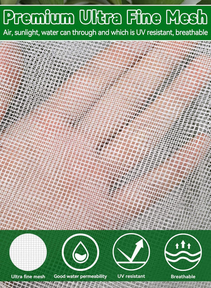 61x16.1 in Garden Tomato Plant Cover Netting for Tomato Cage