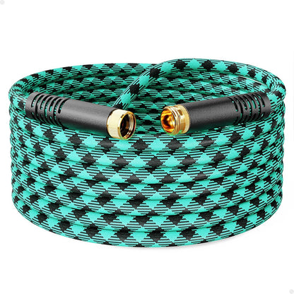 Short Garden Hose 3ft Heavy Duty Durable Anti Kink Flexible 5/8 in Water Leader Hose for Drinking Water Safe BPA Free, All-weather Lightweight Water Hose for Garden RV Camper Marine