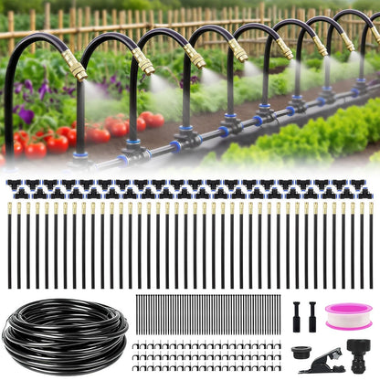 Drip Irrigation System Kit, 50FT Automatic Watering with Timer