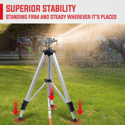 18-36in Heavy Duty Impact Sprinkler with 360° Large Area, 2PCS