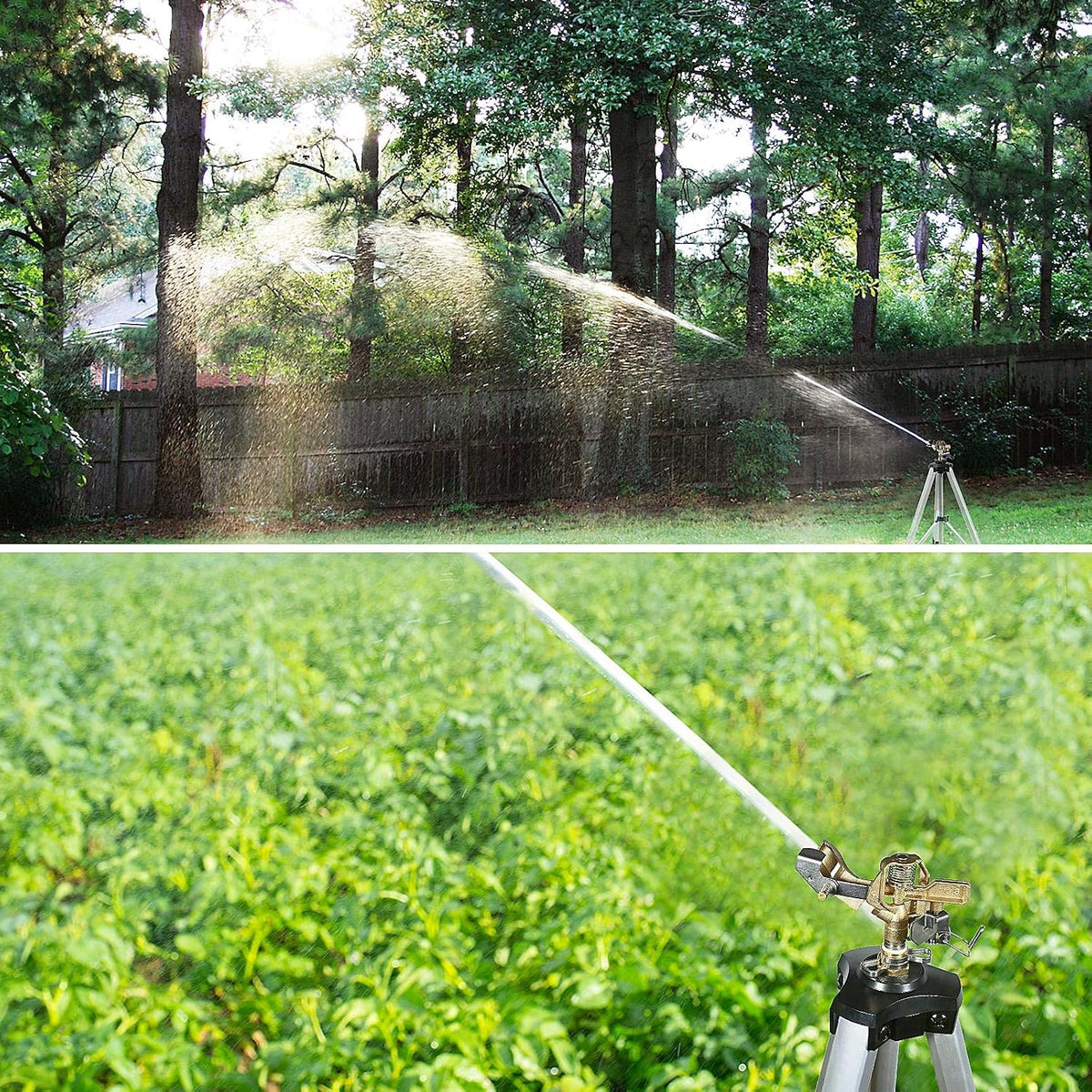 18-36in Heavy Duty Impact Sprinkler with 360° Large Area, 2PCS