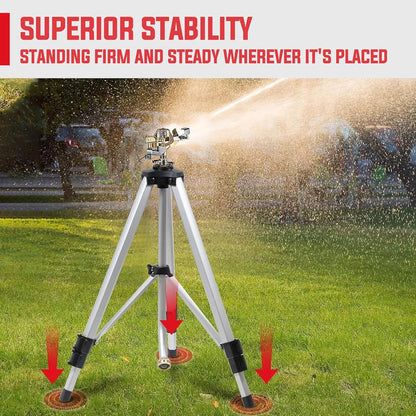 18-36in Heavy Duty Impact Sprinkler with 360° Large Area, 2PCS